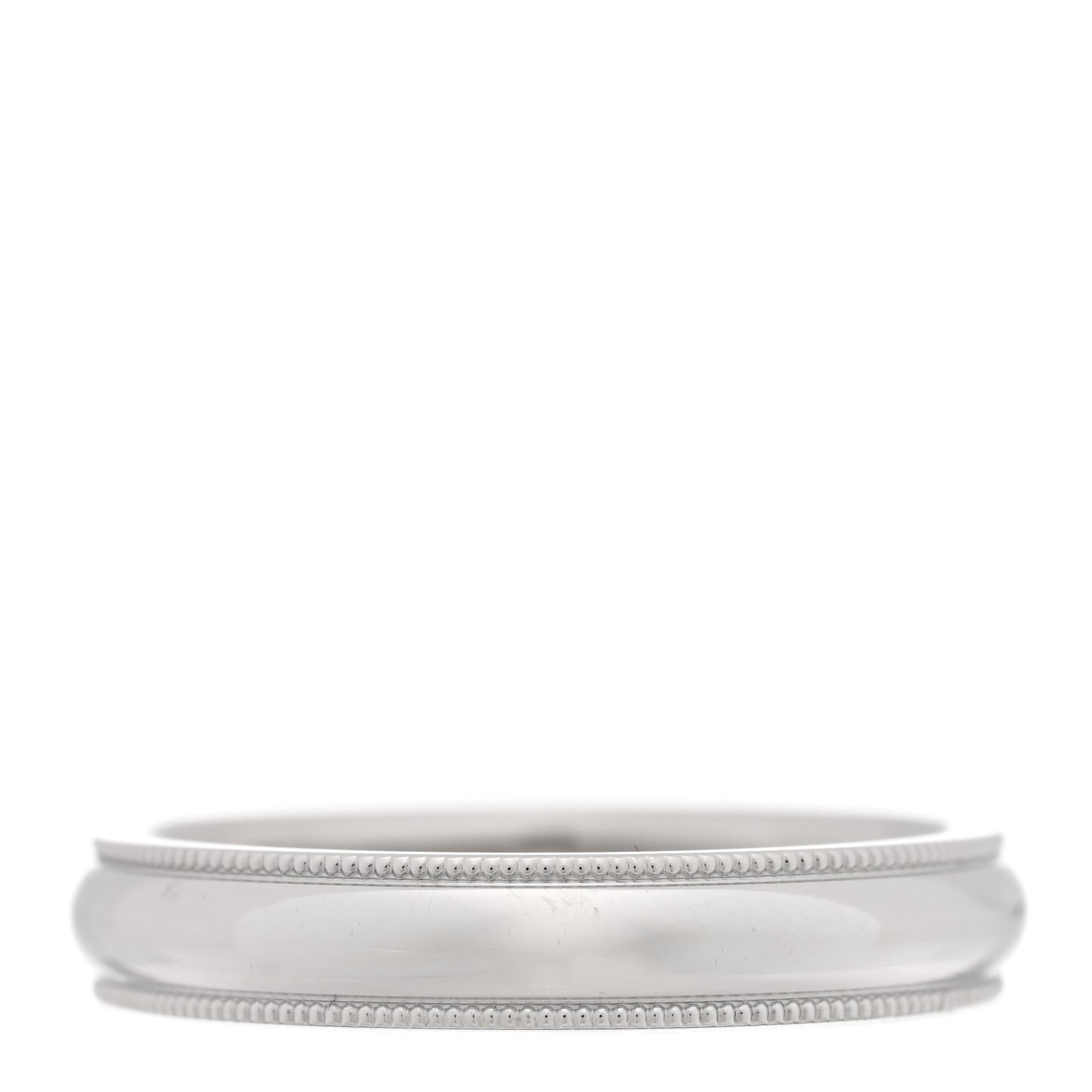 Platinum Milgrain Wedding Band Ring 58 8.5