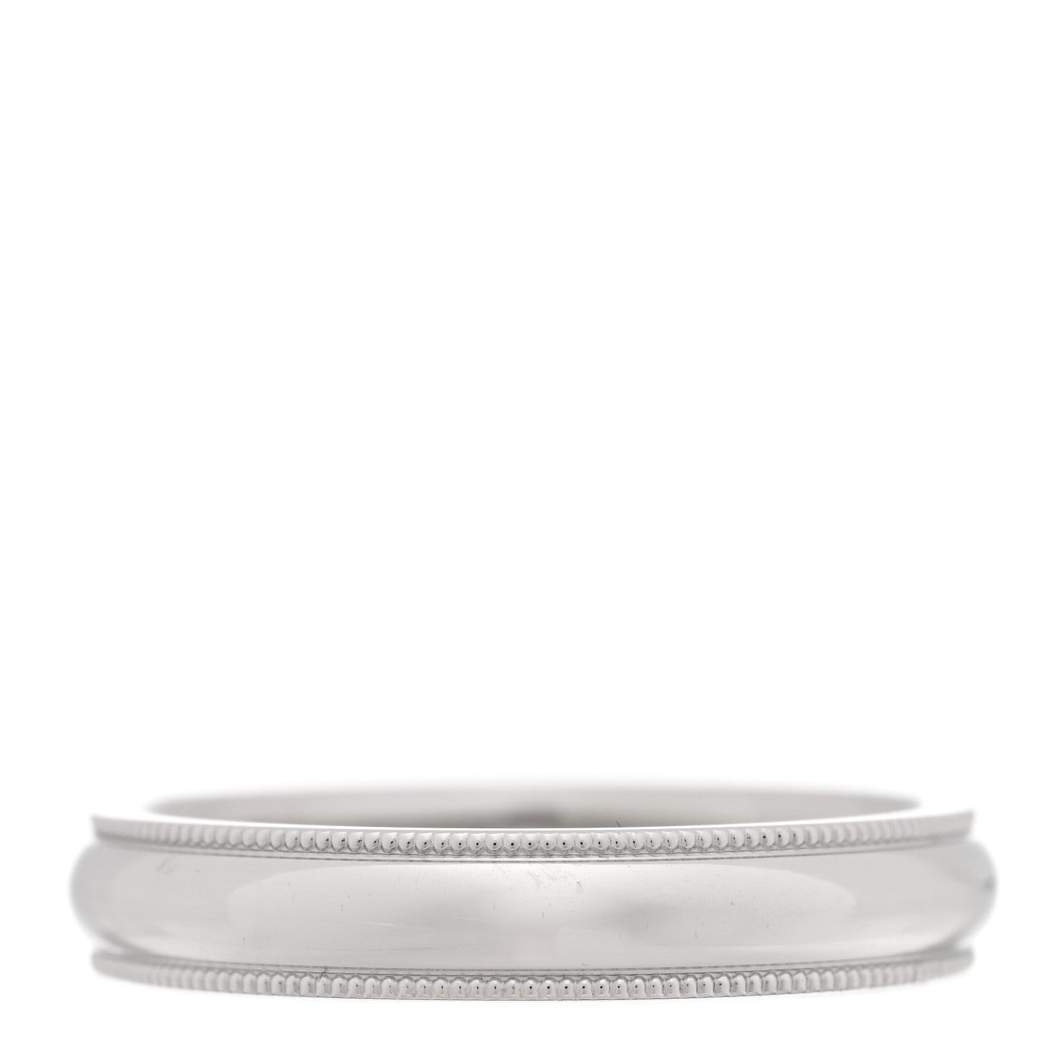 Harry Winston Platinum Milgrain Wedding Band Ring 58 8.5 1 of 5