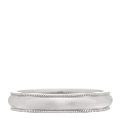 Harry Winston Platinum Milgrain Wedding Band Ring 58 8.5 1 of 5
