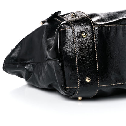 Gucci Patent Medium Pelham Shoulder Bag Black 8 of 21
