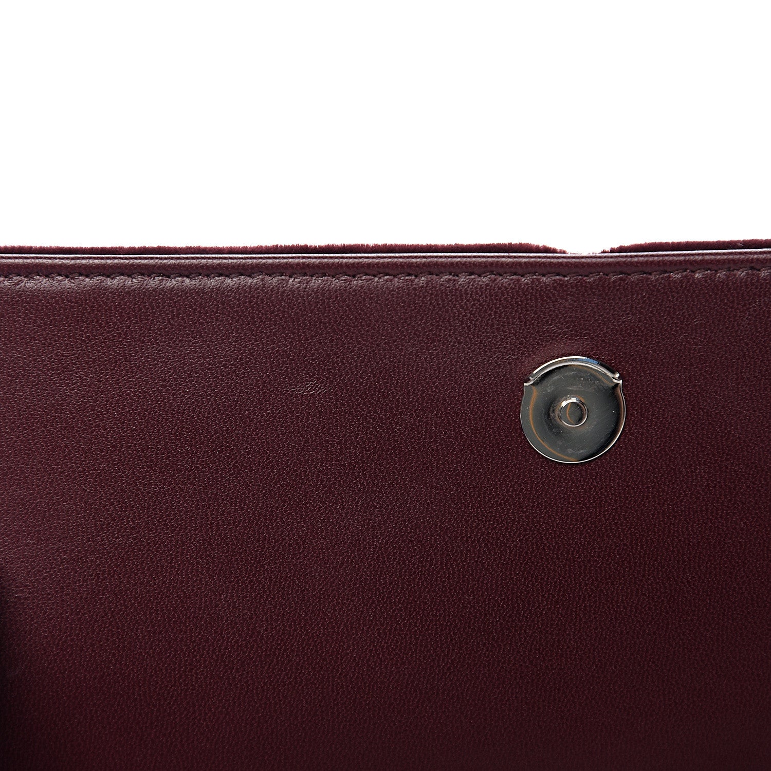 Saint Laurent Velvet Crystal Monogram Kate Tassel Shoulder Bag Burgundy 5 of 10