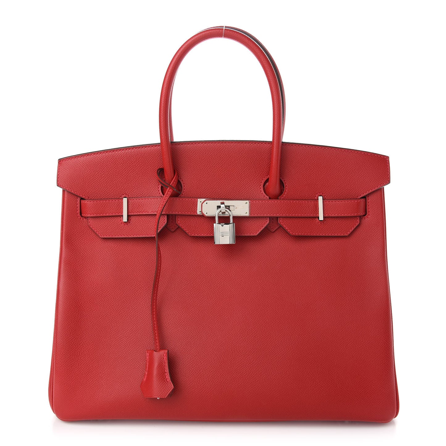 Epsom Birkin 35 Rouge Casaque