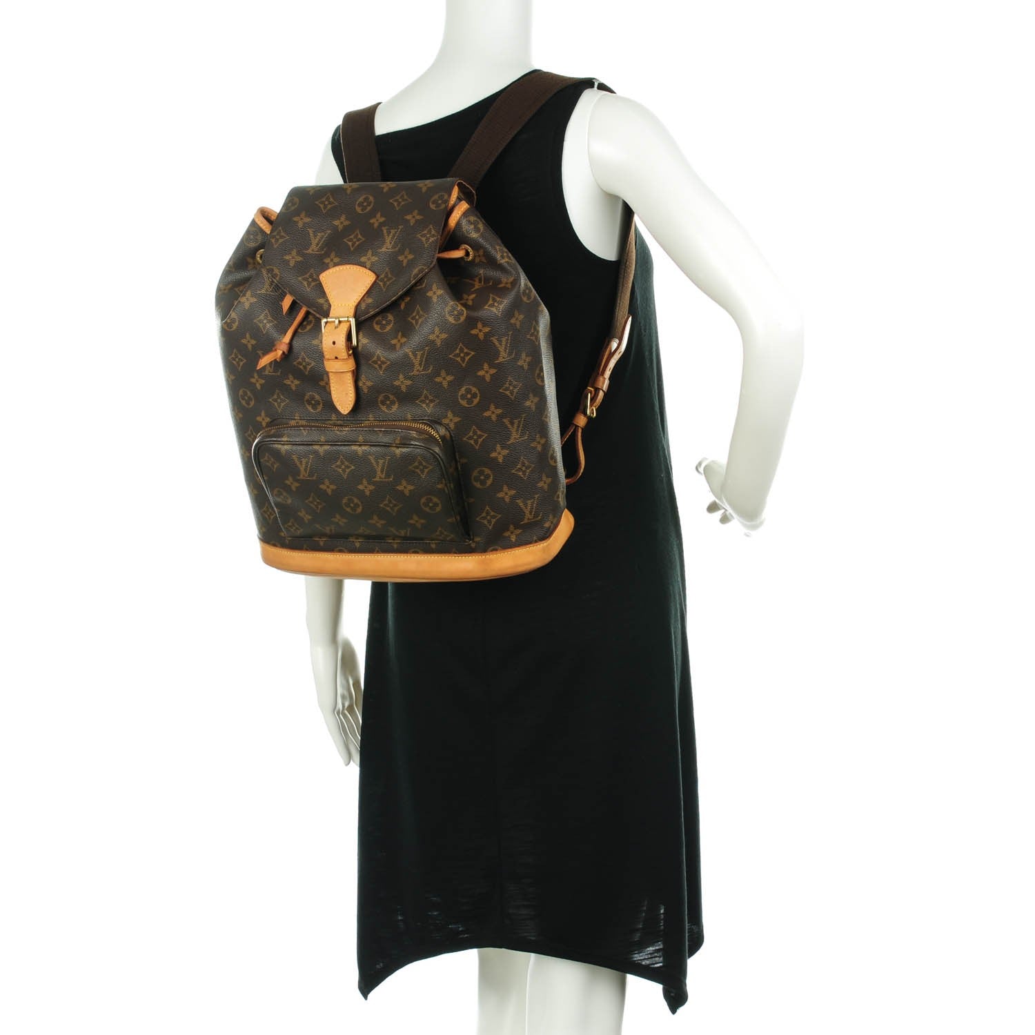 Louis Vuitton Monogram Montsouris GM Backpack 2 of 8