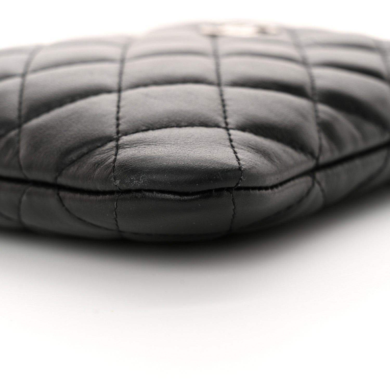Chanel Lambskin Quilted Crossbody Bag Black 10 of 14