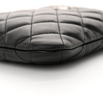Chanel Lambskin Quilted Crossbody Bag Black 10 of 14