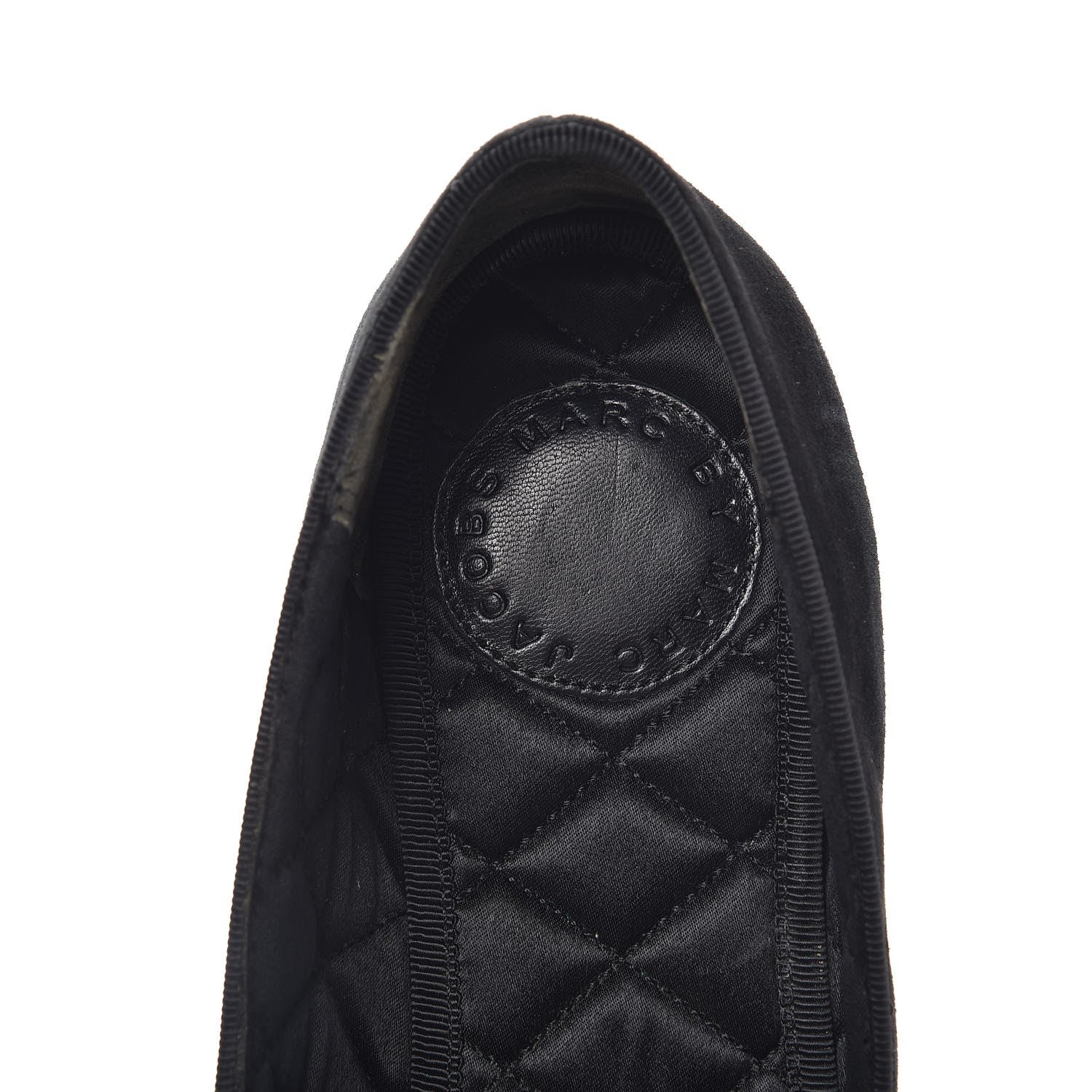 Marc Jacobs MARC By Suede Neville Dog Loafers 38.5 Black 8 of 17