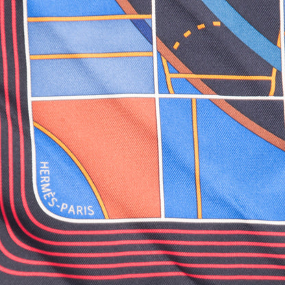 Hermes Silk Sport Pocket Square Scarf 2 of 6