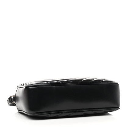 Saint Laurent Calfskin Matelasse Monogram Lou Camera Bag Black 4 of 9