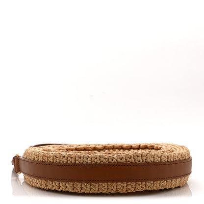 Saint Laurent Raffia Sac Round Naturel 4 of 9