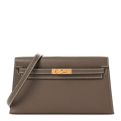 Hermes Madame Calfskin Kelly Elan Etoupe 1 of 12