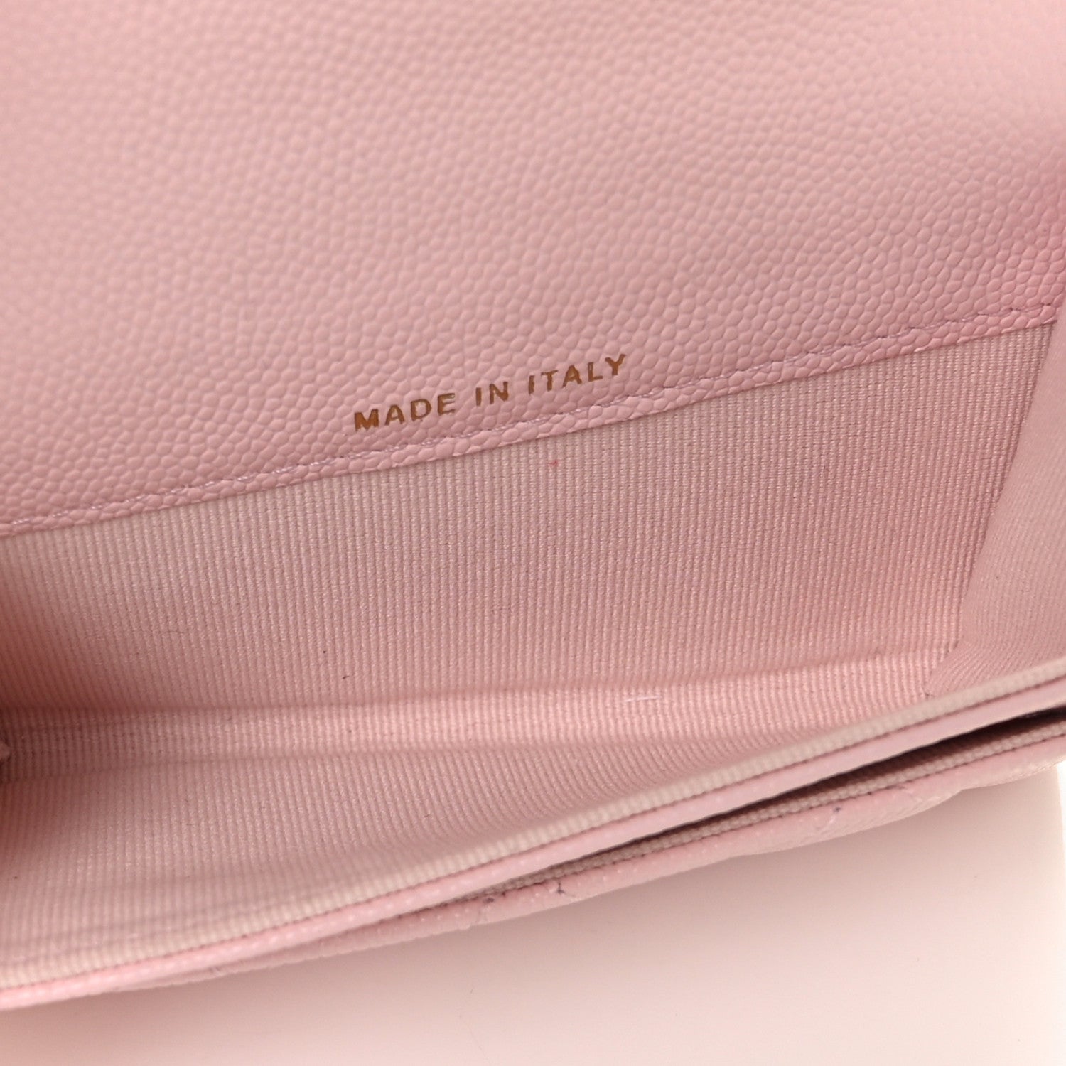 Chanel Caviar Quilted Crystal CC Flap Card Holder Pink 5 of 11