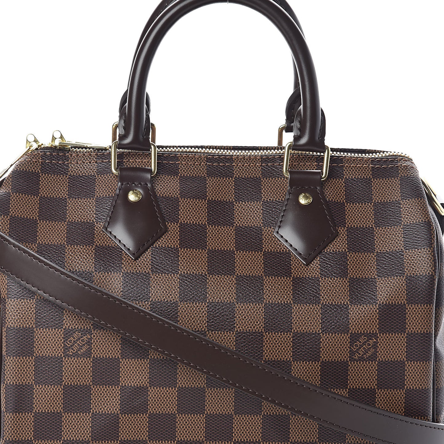 Damier Ebene Speedy Bandouliere 25