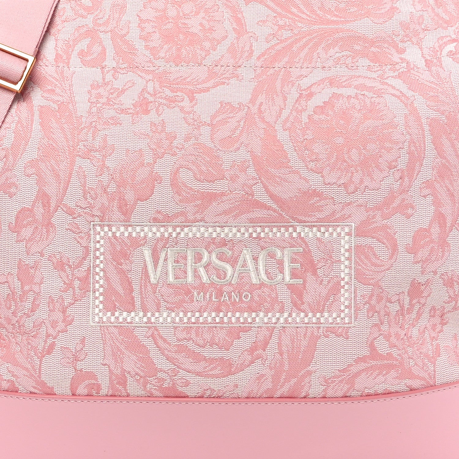Versace Baroque Jacquard Athena Diaper Bag Pink 7 of 9
