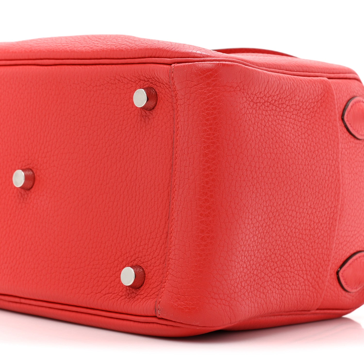 Hermes Taurillon Clemence Lindy 26 Rouge Pivoine 7 of 11