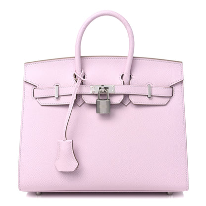 Hermes Epsom Birkin Sellier 25 Mauve Pale 1 of 10