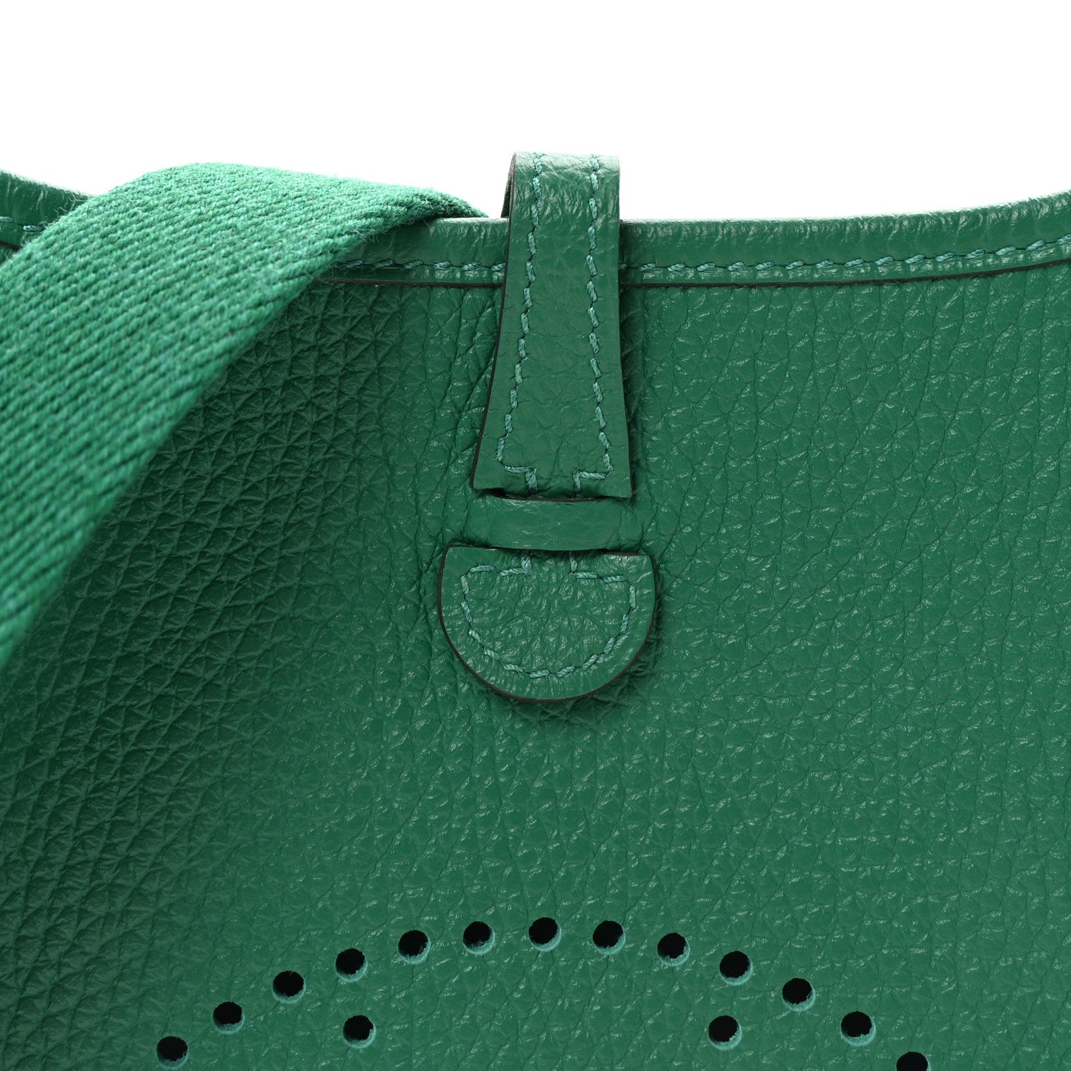 Hermes Taurillon Clemence Evelyne TPM Vert Vertigo 8 of 11