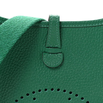 Hermes Taurillon Clemence Evelyne TPM Vert Vertigo 8 of 11