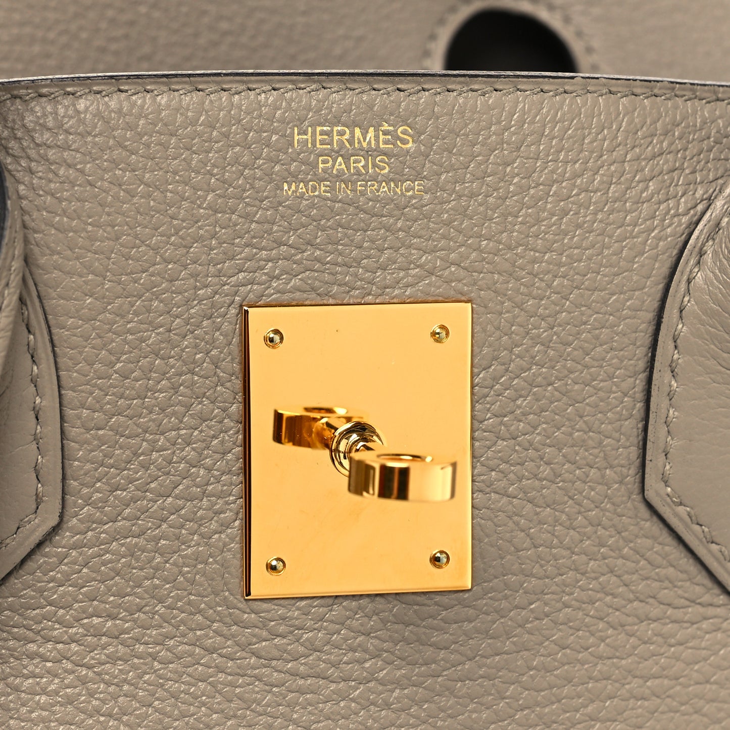 Taurillon Novillo Birkin 30 Gris Asphalte