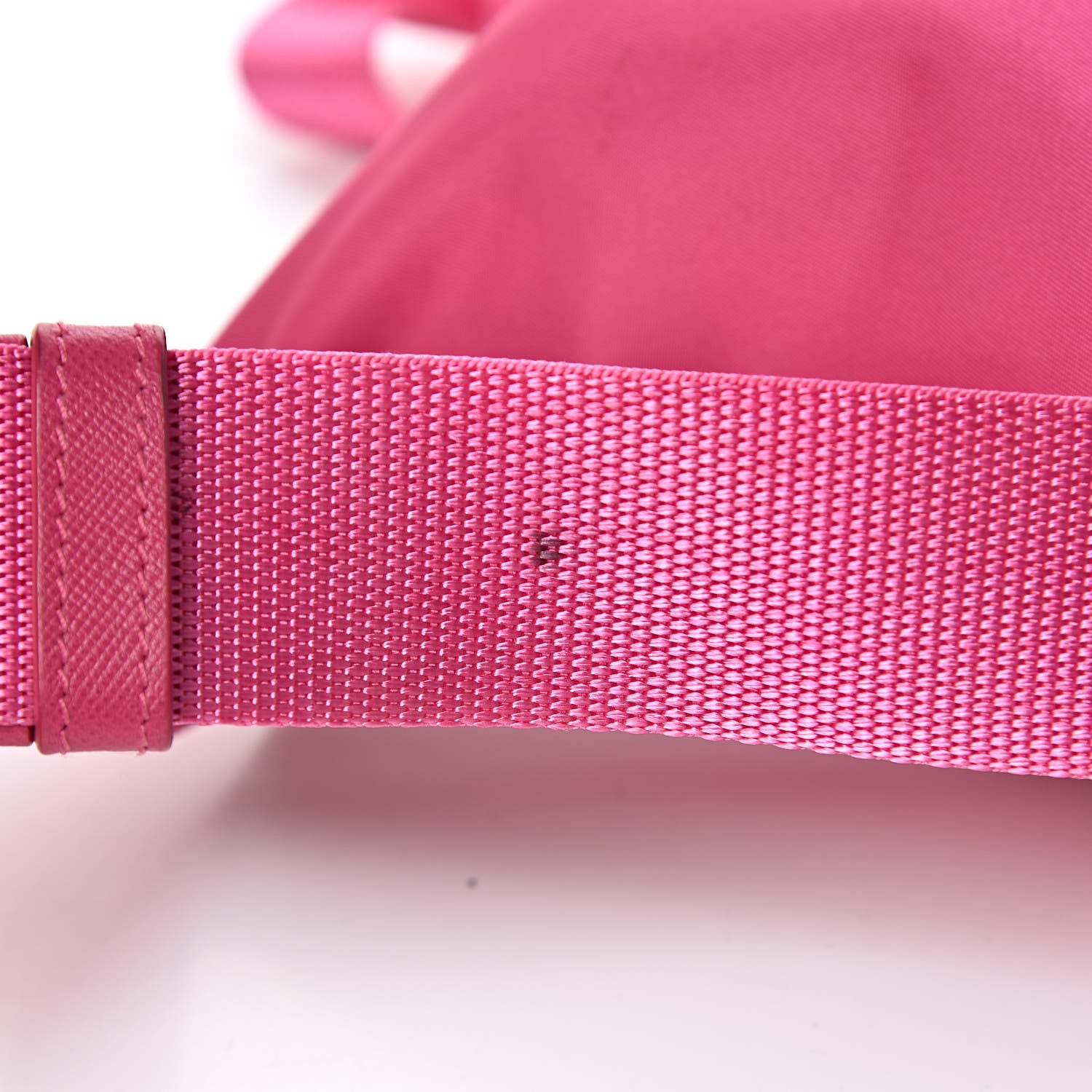 Prada Nylon Vela Flat Messenger Bag Fuxia 16 of 16
