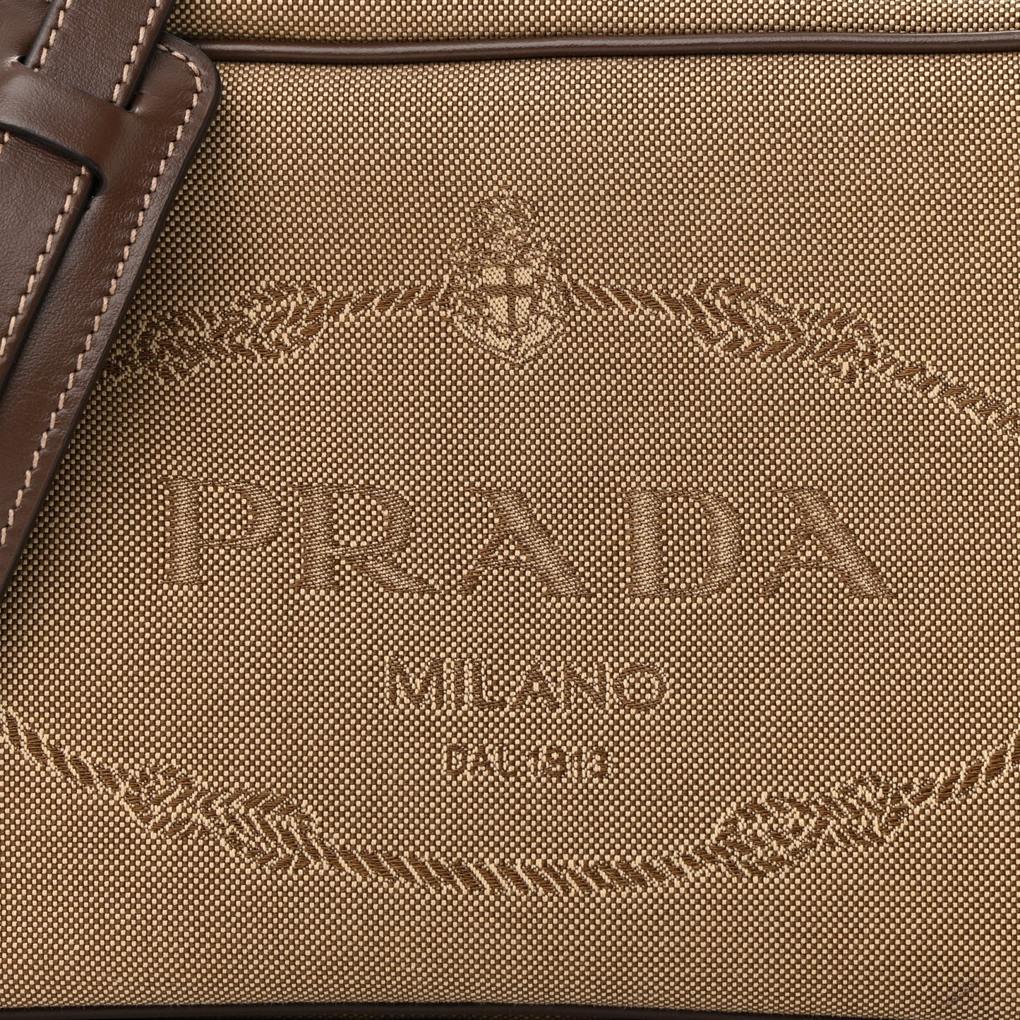 Jacquard Logo Camera Bag Corda Bruciato