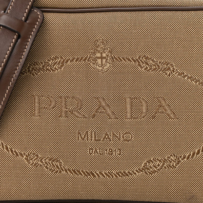 Prada Jacquard Logo Camera Bag Corda Bruciato 9 of 13