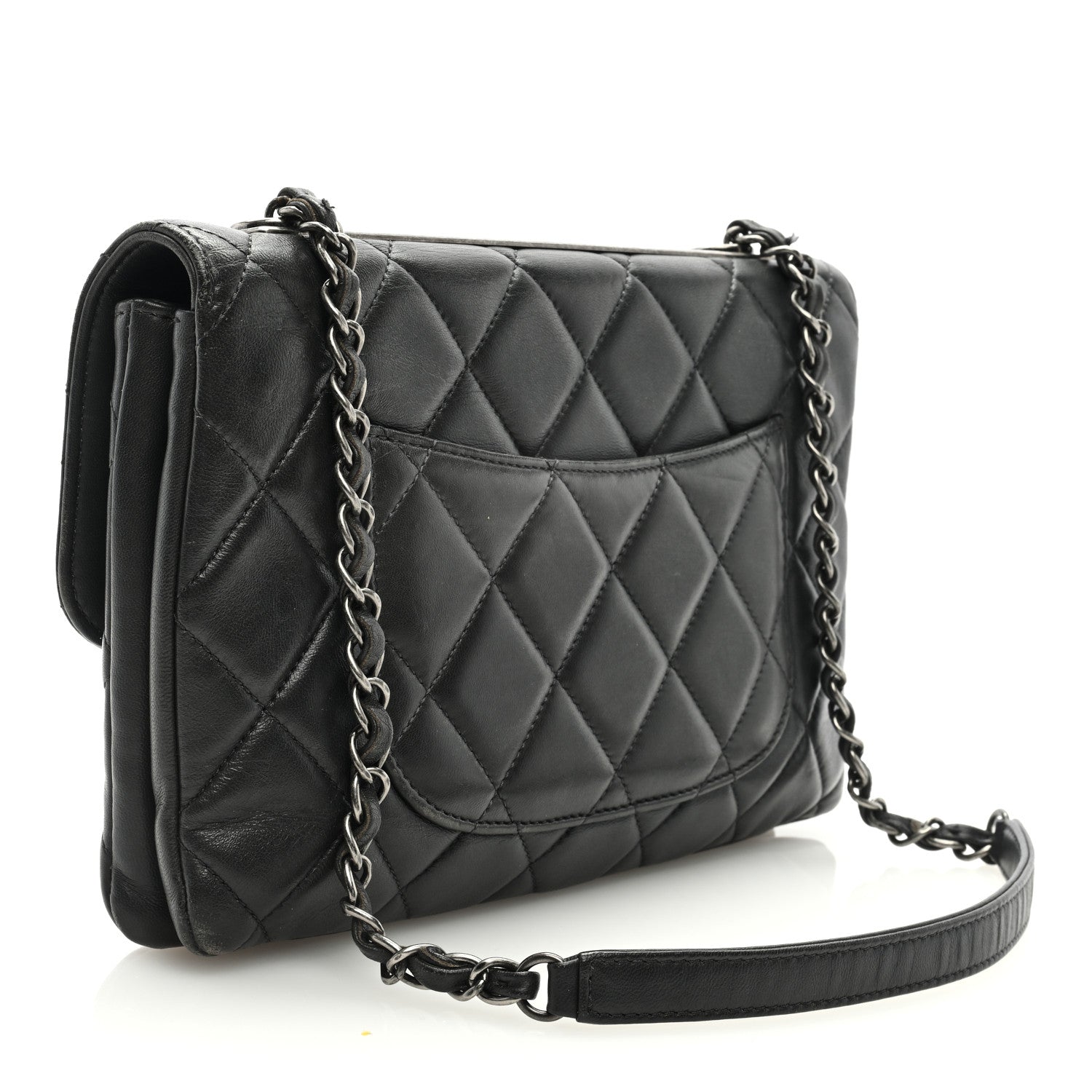 Chanel Lambskin Quilted Medium Trendy CC Flap Black 3 of 9