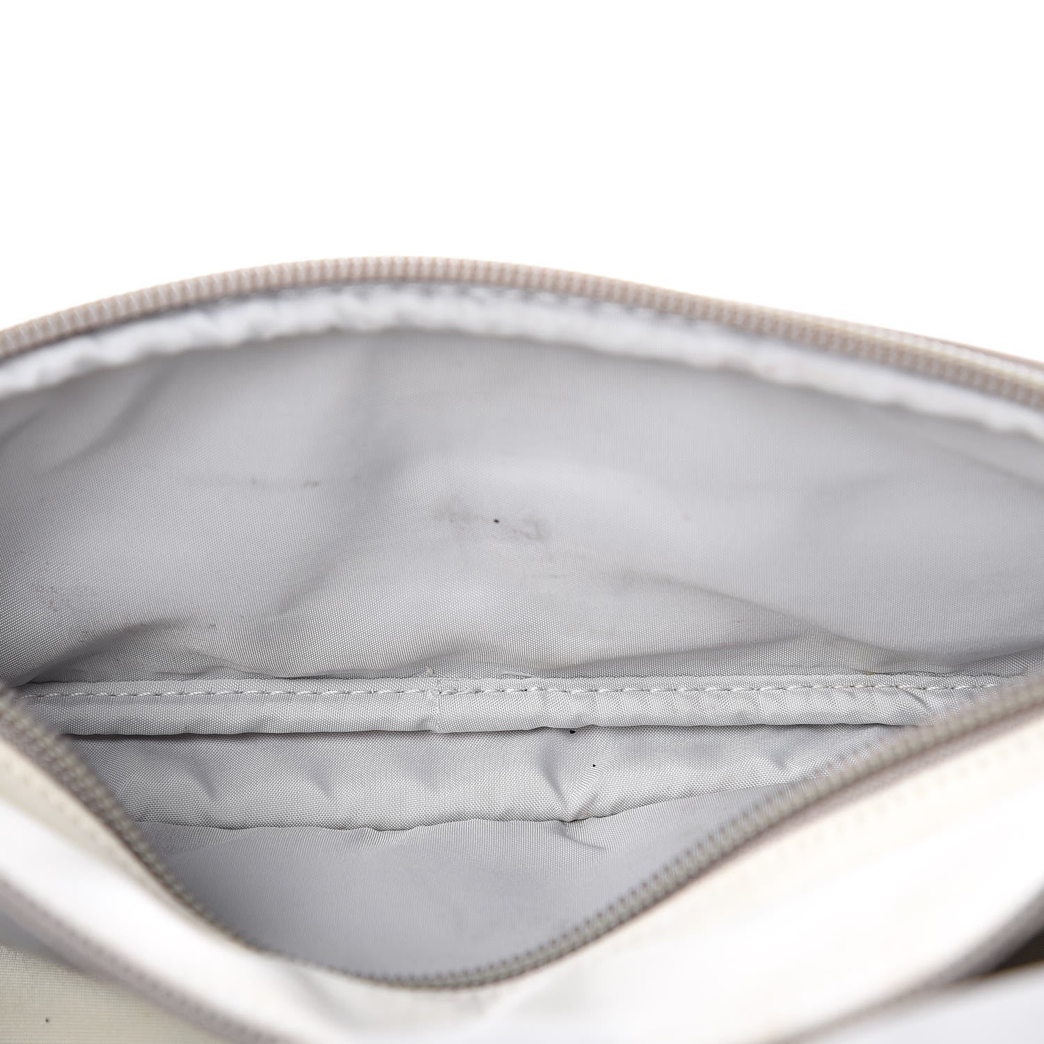 Chanel Nylon Calfskin CC Backpack White Gray 8 of 25