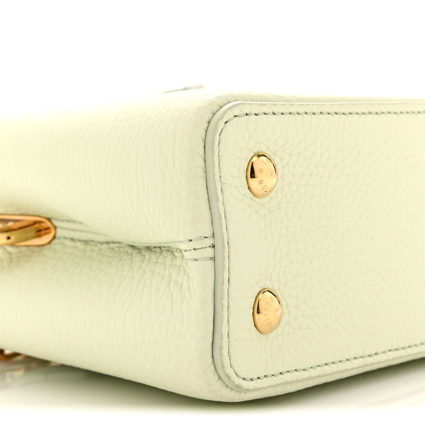 LV X TM Taurillon Mini Capucines Green