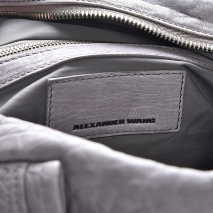Alexander Wang Pebbled Lambskin Rocco Duffel Grey 6 of 11