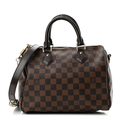 Louis Vuitton Damier Ebene Speedy Bandouliere 25 1 of 10