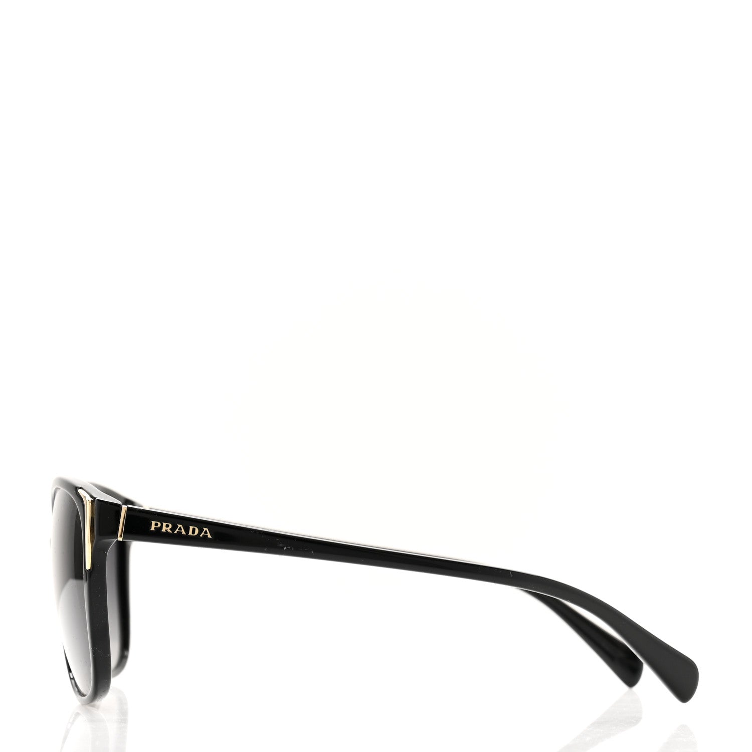 Prada Acetate Sunglasses SPR 01O Black 3 of 8