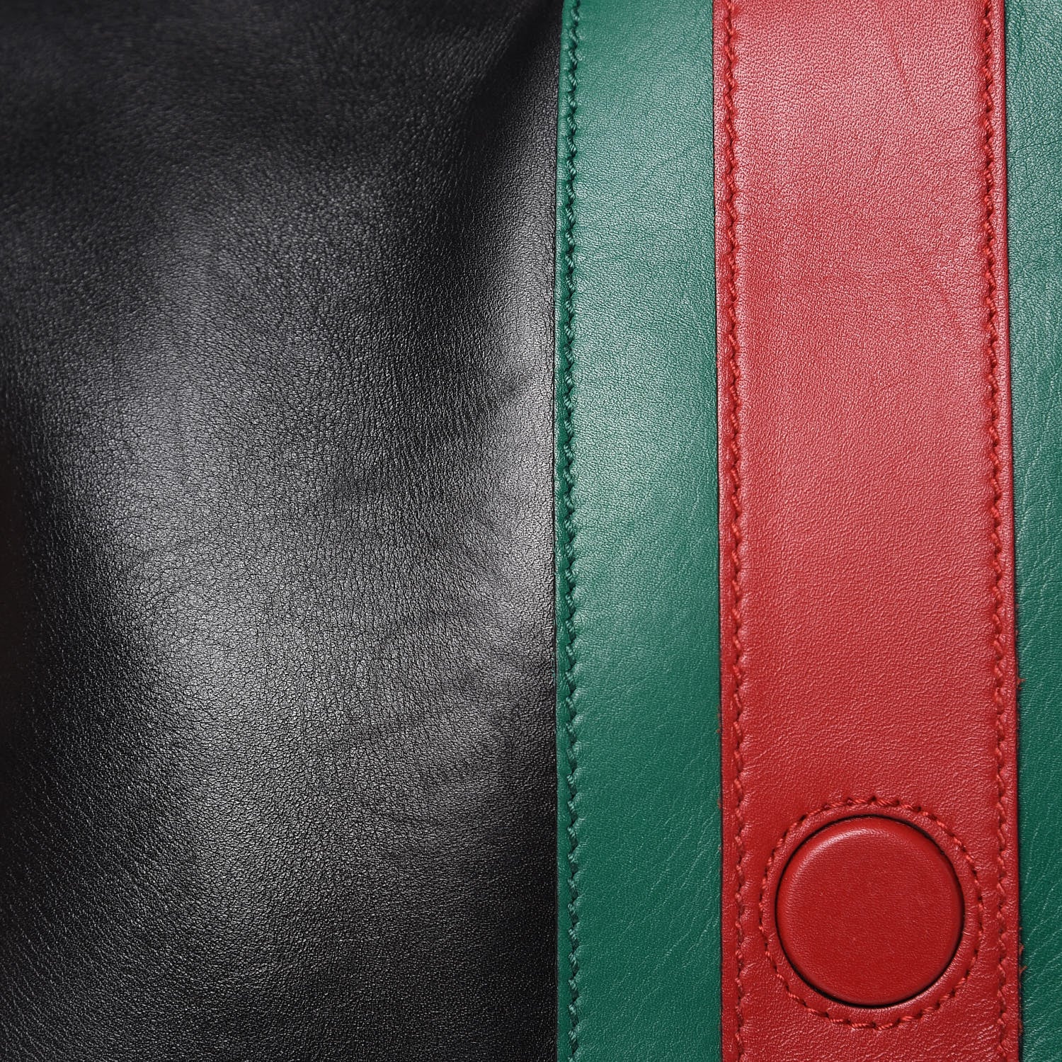 Gucci Calfskin Web Stripe Medium Dionysus Hobo Black 11 of 15