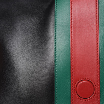 Gucci Calfskin Web Stripe Medium Dionysus Hobo Black 11 of 15