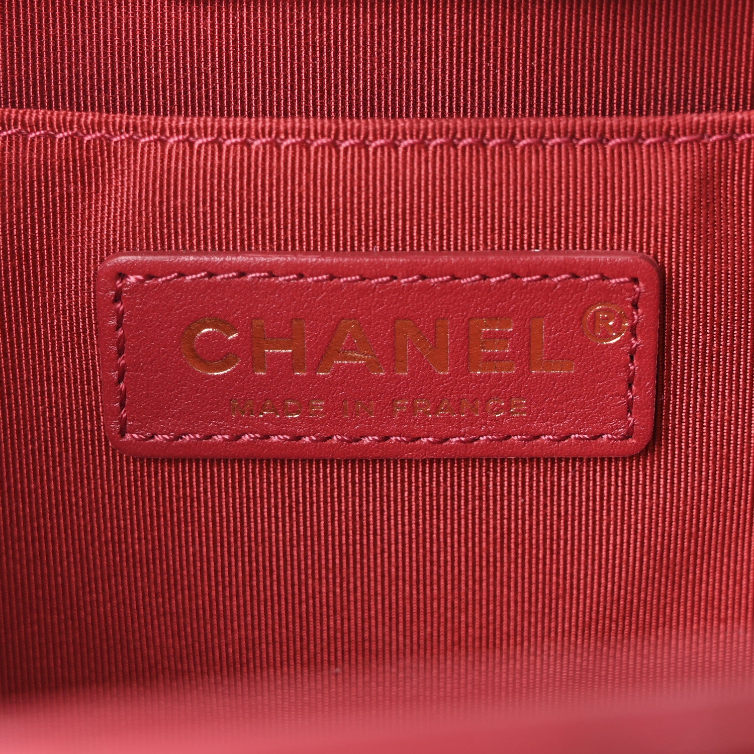 Chanel Calfskin Quilted Small CC Chain Accordion Tote Red 6 of 10