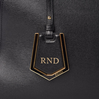 Fendi Vitello Elite Regular 2Jours Tote Black 9 of 13