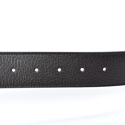 Gucci Textured Calfskin Double G 40mm Belt 85 34 Black 5 of 7