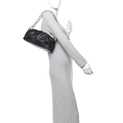 Bottega Veneta Calfskin The Pouch Chain Black 2 of 10
