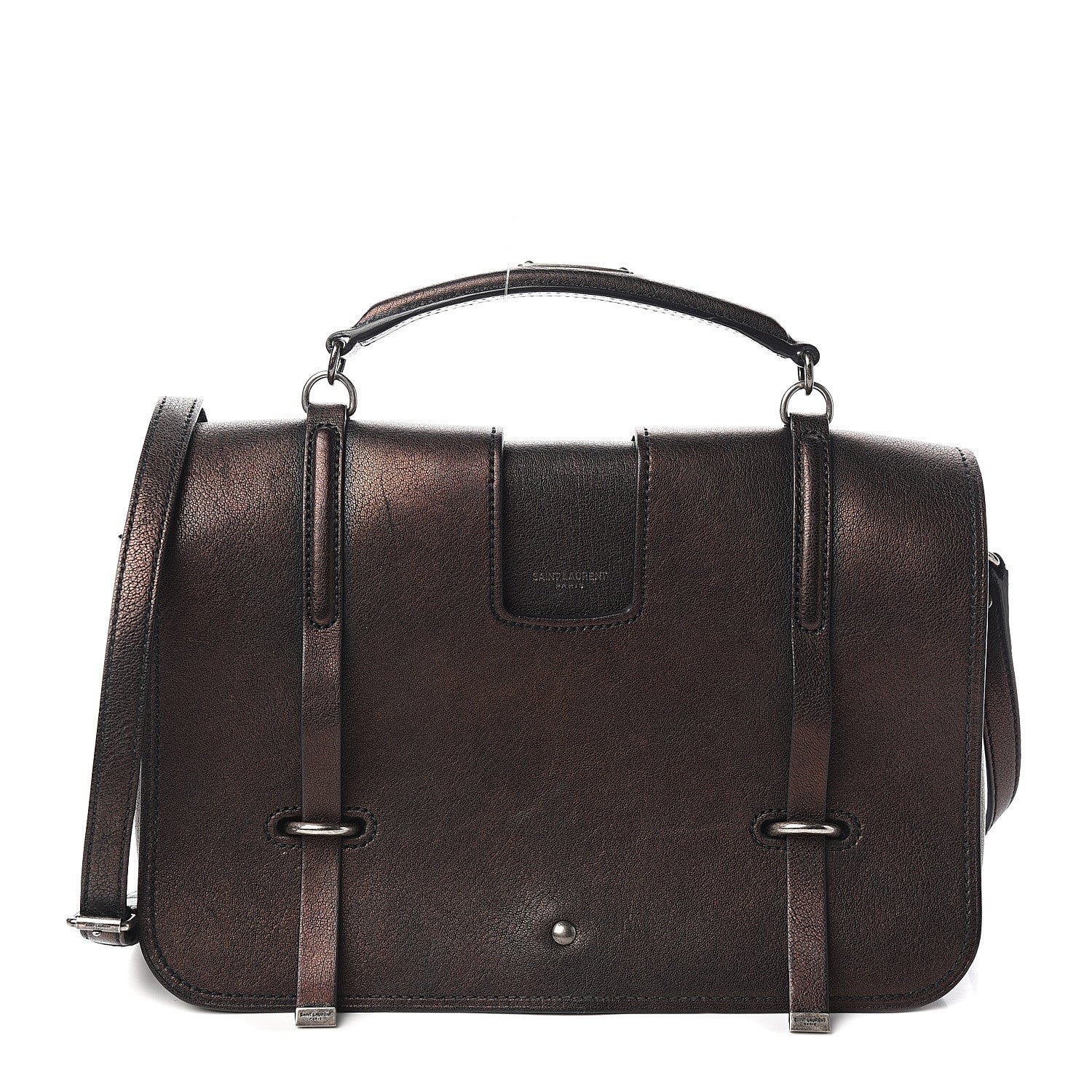 Saint Laurent Lambskin Large Charlotte Messenger Bag Black 1 of 10