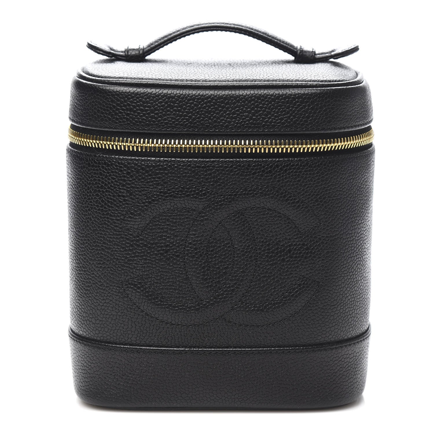 Chanel Caviar Vanity Cosmetic Case Black 1 of 11
