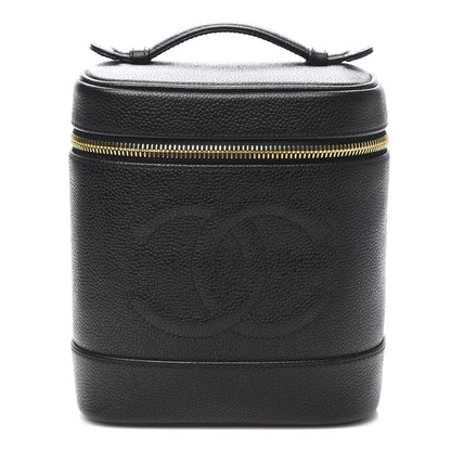 Chanel Caviar Vanity Cosmetic Case Black 1 of 11