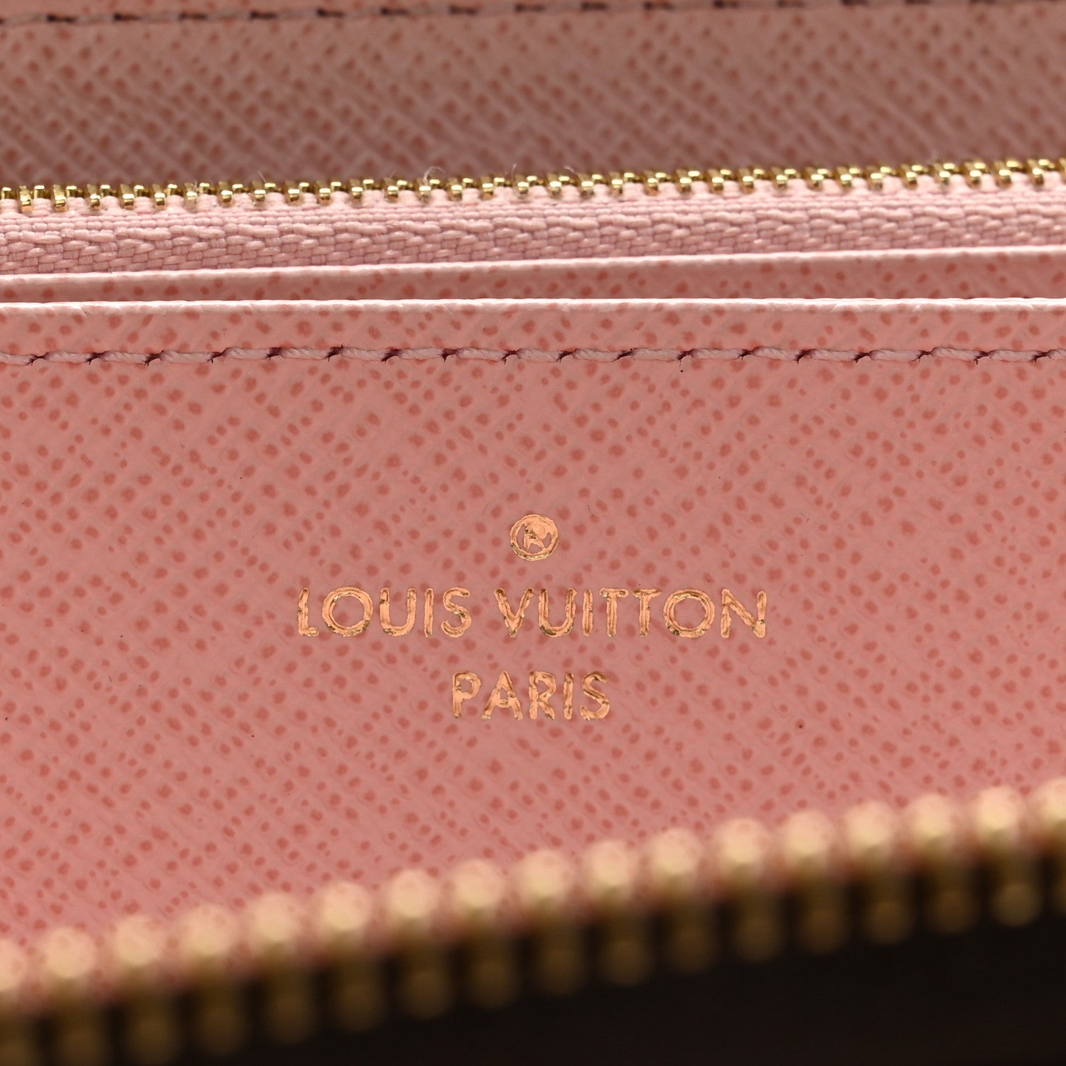Louis Vuitton Damier Ebene Zippy Wallet Rose Ballerine 6 of 10