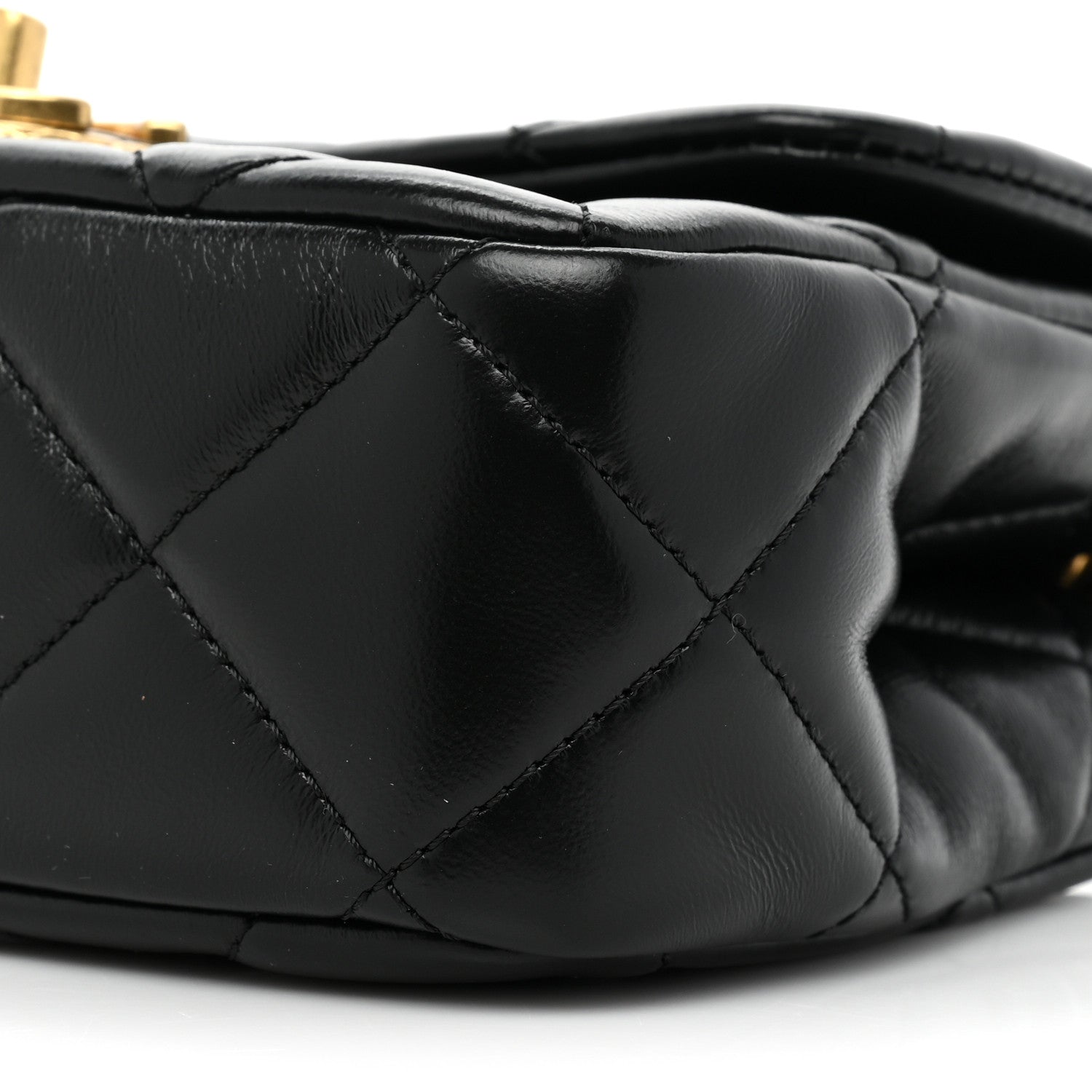 Chanel Lambskin Quilted Mini Flap Black 7 of 8