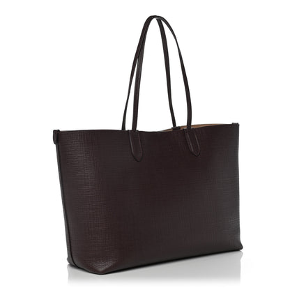 Alexander McQueen Saffiano Shopper Tote Burgundy 2 of 8