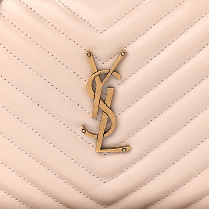 Saint Laurent Calfskin Matelasse Monogram Lou Camera Bag Washed Light Pink 7 of 9