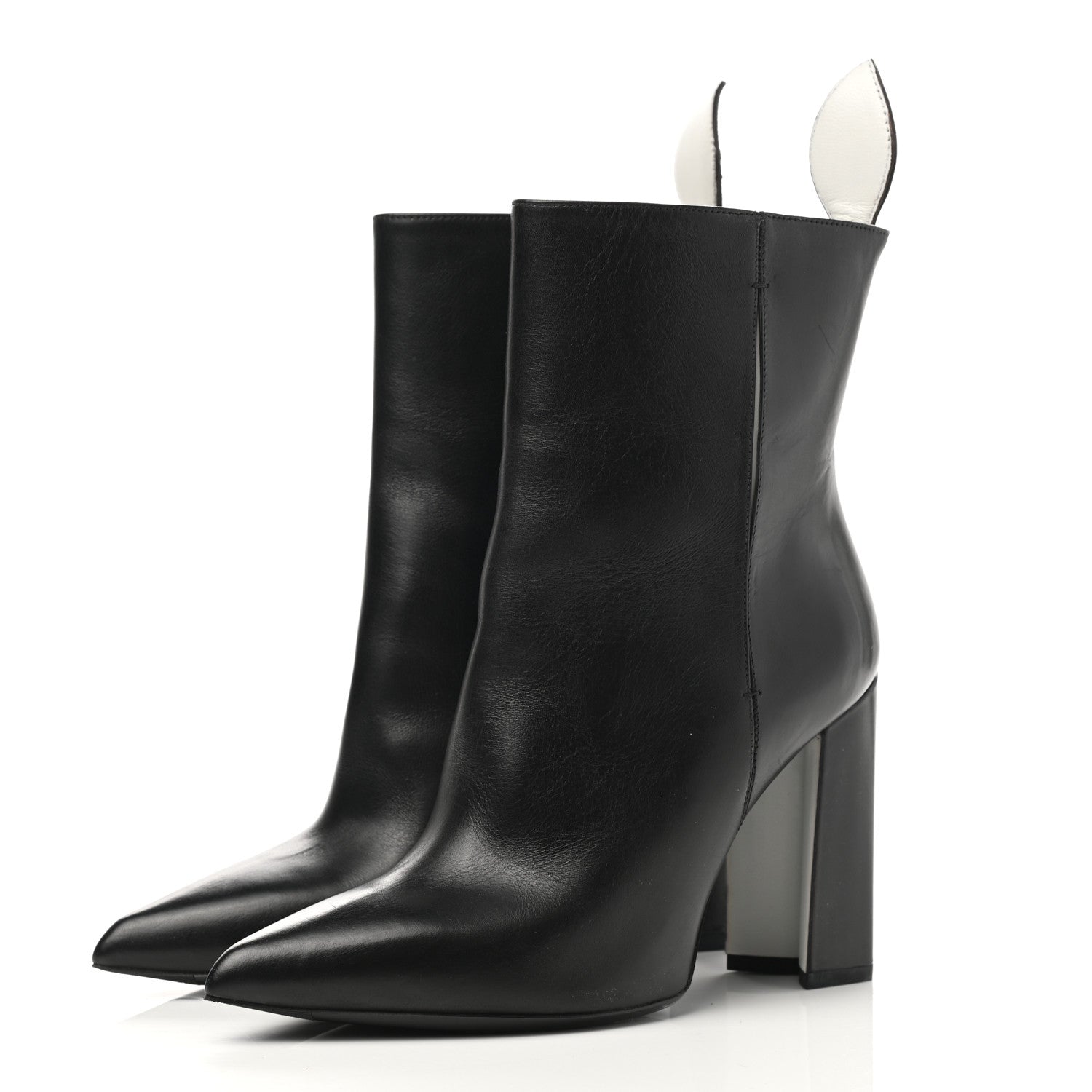 Louis Vuitton Calfskin Monogram Matchmaker Ankle Boots 38.5 Black 3 of 9