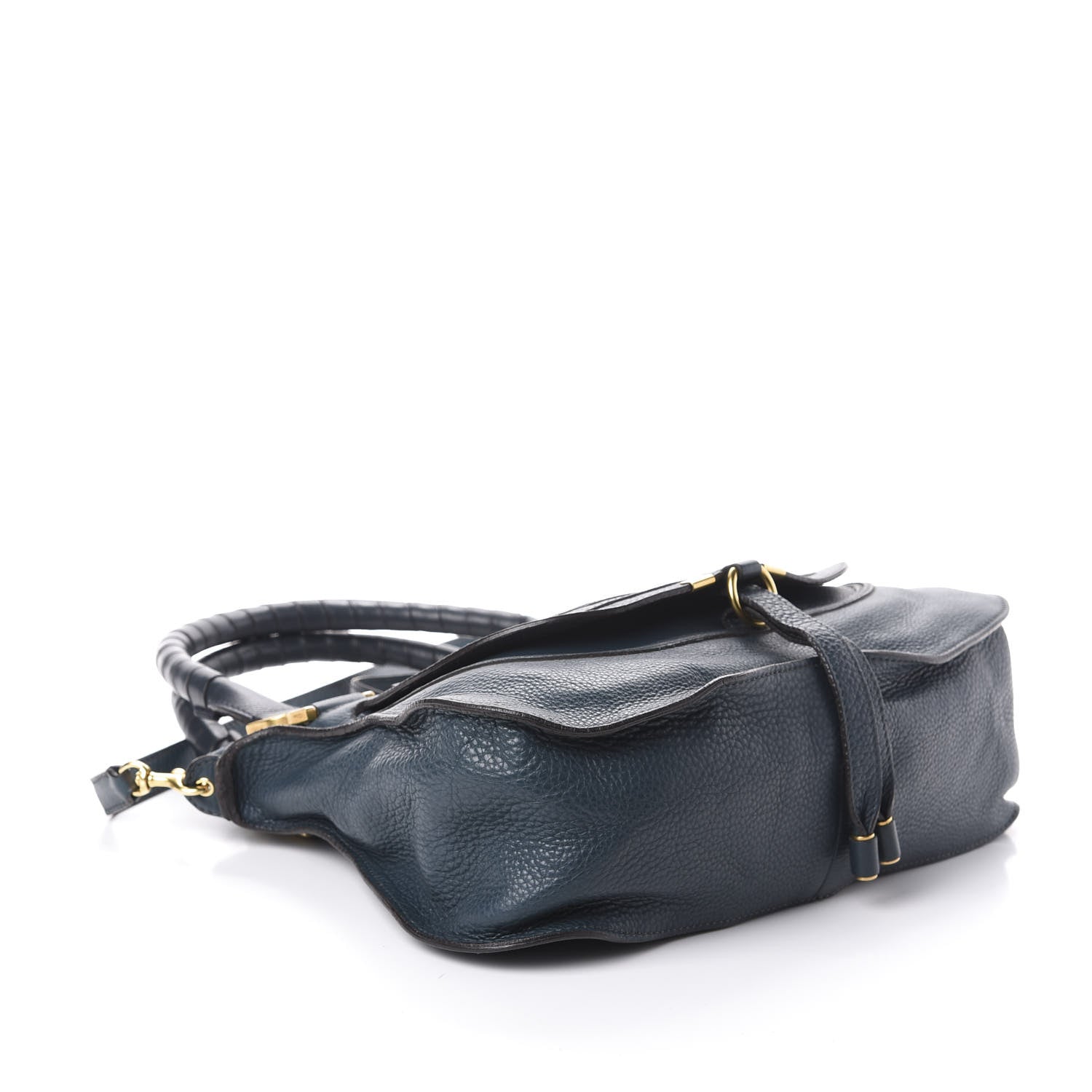 Chloe Calfskin Medium Marcie Satchel Blue 4 of 9