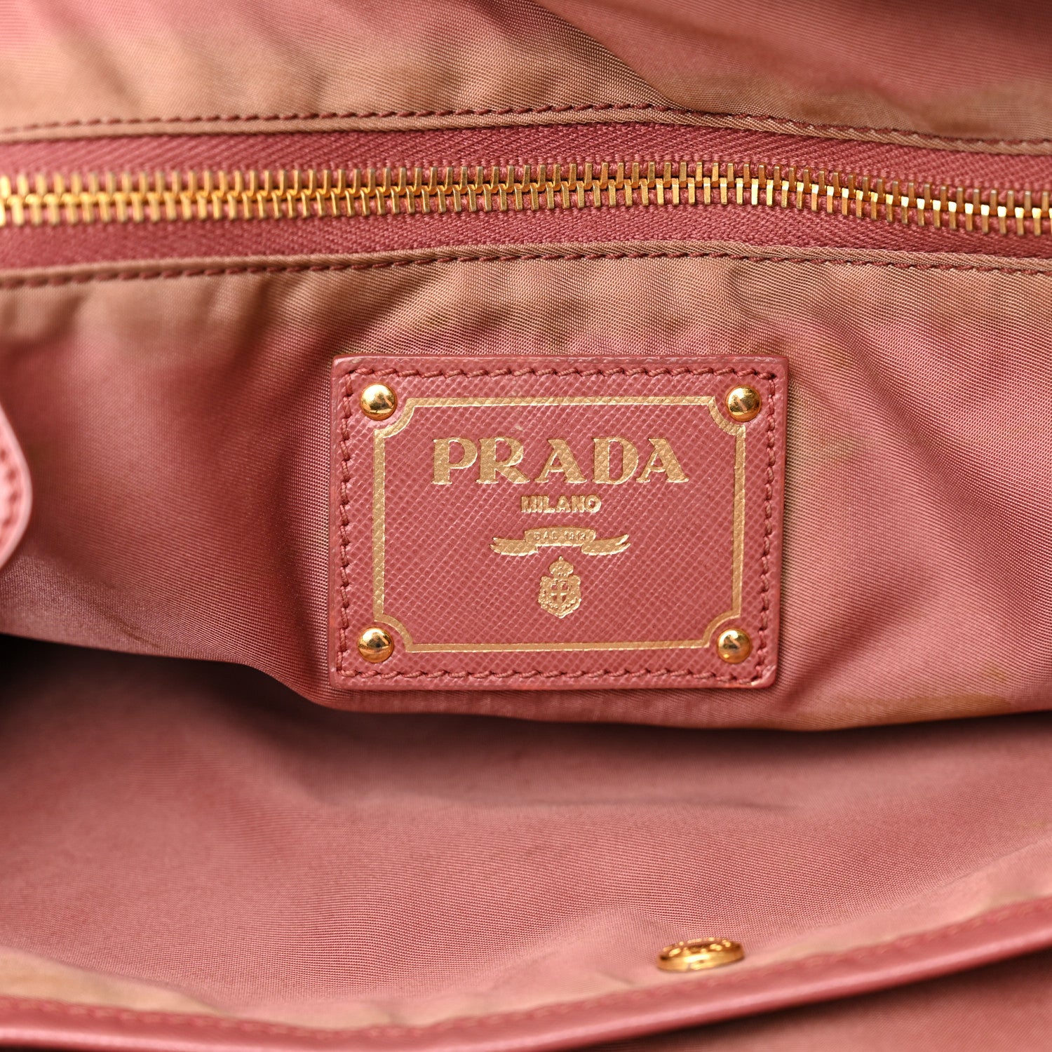 Prada Tessuto Nylon Saffiano Tote Black 6 of 14