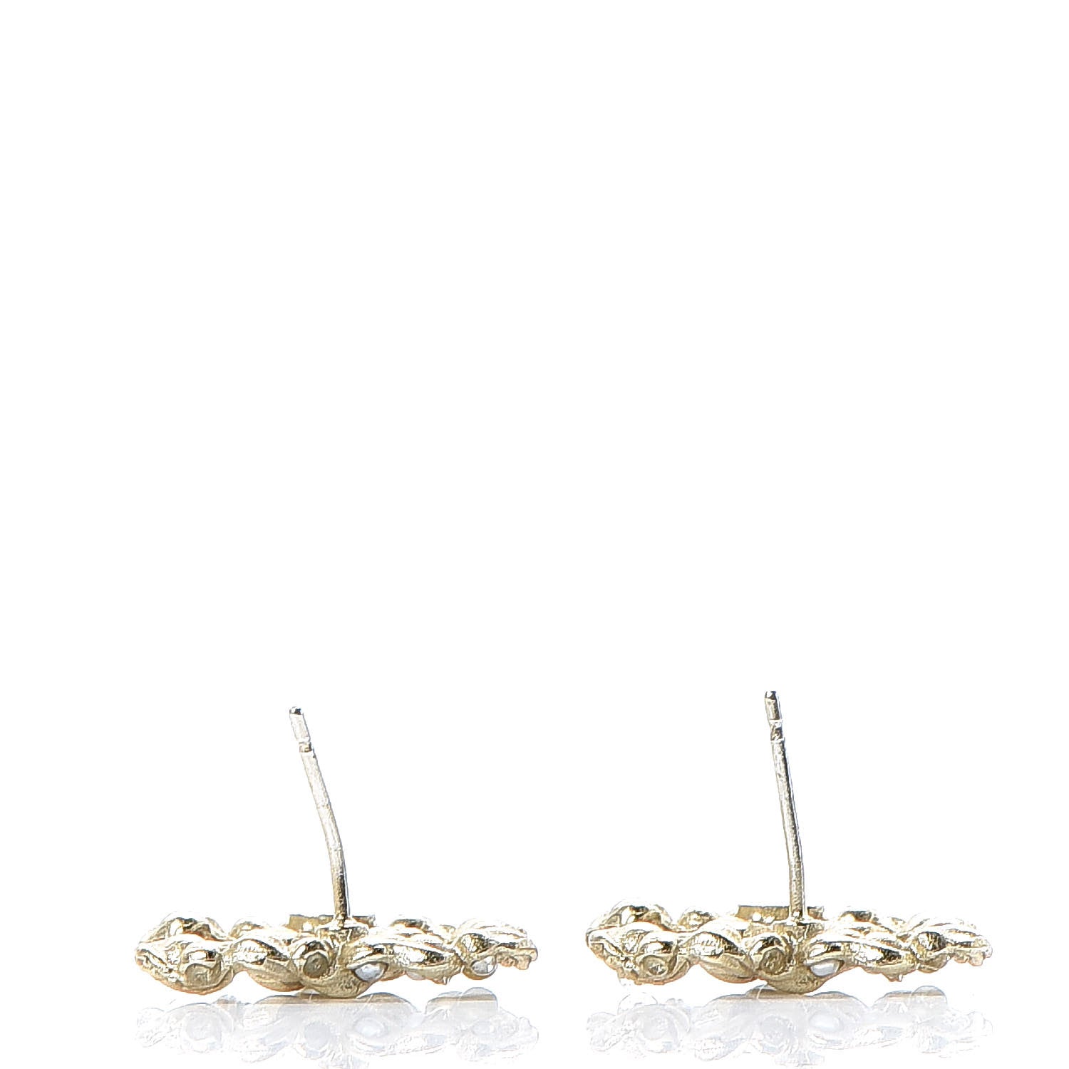 Chanel Pearl CC Earrings Gold 5 of 5