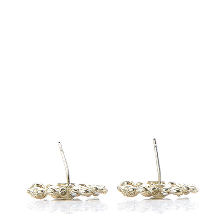 Chanel Pearl CC Earrings Gold 5 of 5