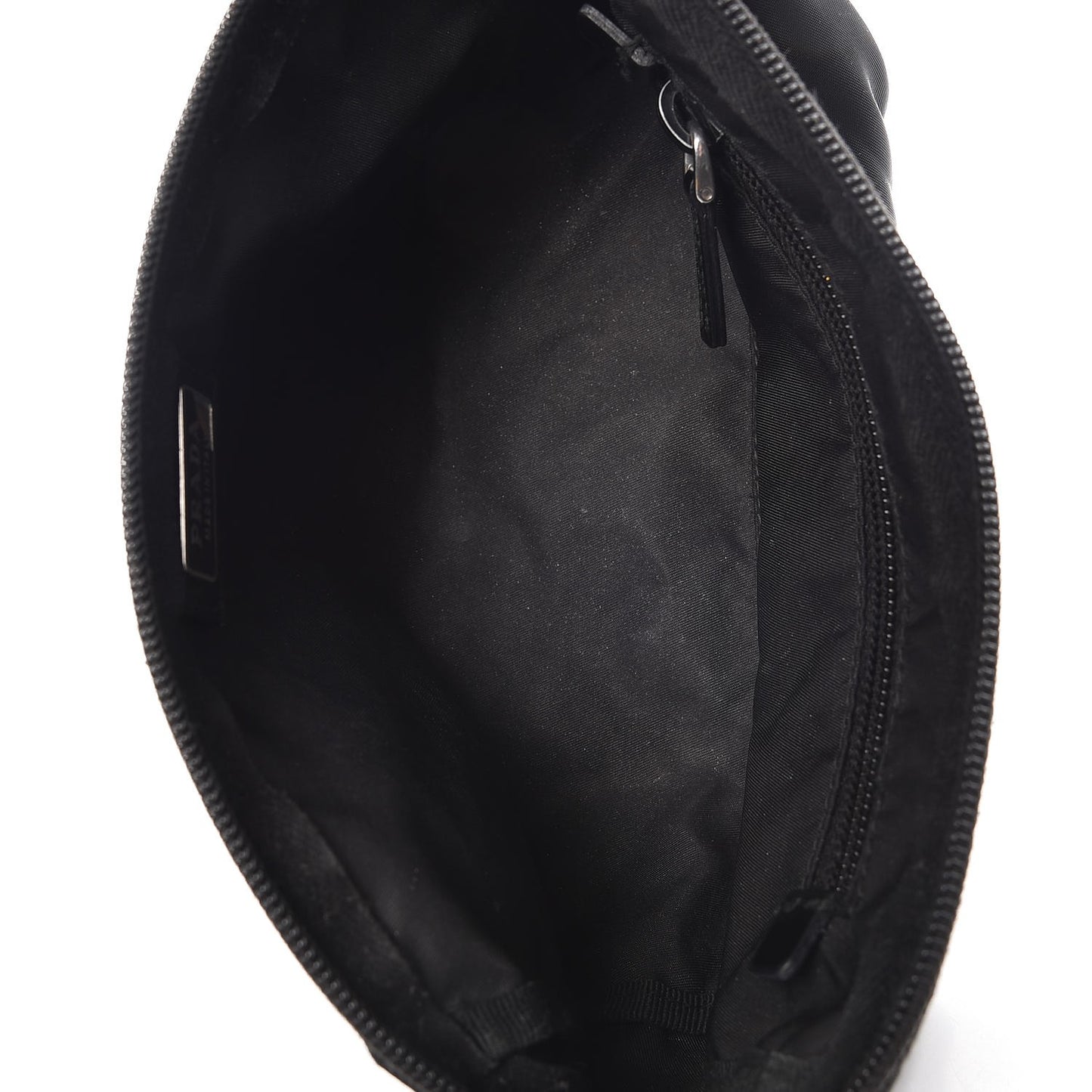 Tessuto Nylon Vela Cosmetic Pouch Black